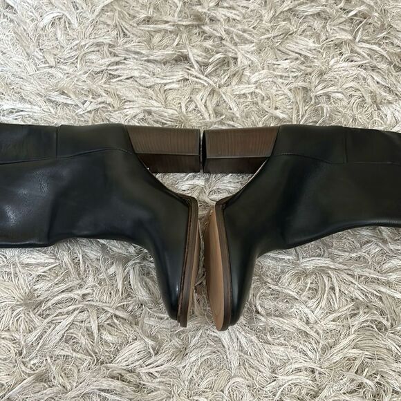NWOB COS Leather Block Heel Knee-High Pull On Boots in Black SOLD OUT EU38/ US7 - Picture 12 of 16